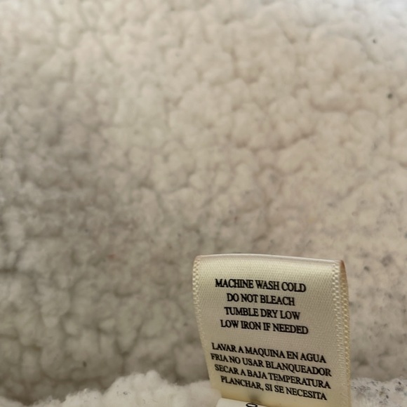 Sneak peek jacket rust corduroy Sherpa style lined coat size medium side pocket - Picture 11 of 14